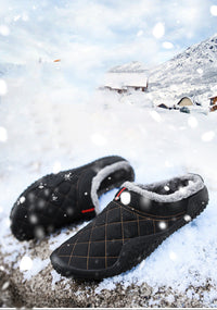 Home Warm Cotton Shoes Thick-Soled Men's Cotton Slippers