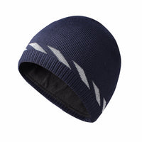 Reflective silk knitted hat