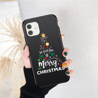 Christmas deer frosted soft shell