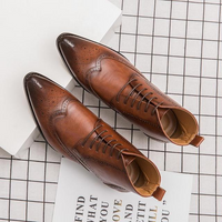 Men's fashionable patterned Martin boots