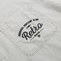 Letter Pocket Embroidered Casual Shirt