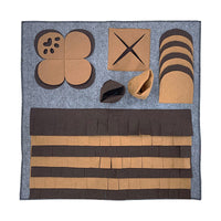 Felt cloth pet food container