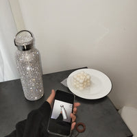Winter Water Bottle Thermos 304 Stainless Steel High-Value Cute Diamond