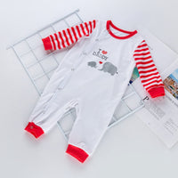 Newborn cotton long-sleeved romper romper