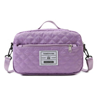 Large-Capacity Fitness Quilted Embroidered Yoga Bag