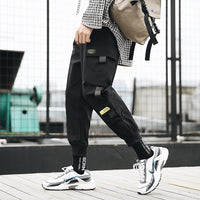 Dark functional men's straight loose Leggings