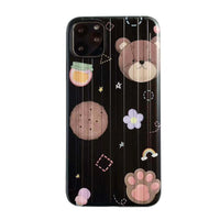 Cute bear illustration mobile phone case