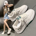 Spring And Autumn Flat Platform White All-matching Casual Sports White Shoes Board Shoes