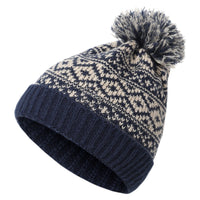 Autumn And Winter No Brimmed Wool Ball Knitted Hat Warm Earmuffs Outdoor Riding Thickening