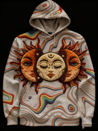 Fashion Casual Printed Polyester Sweater