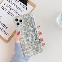 Leaf flower phone case