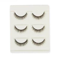 Compatible with Apple, 3 pair false eyelashes mink hair lashes Slim curly raised fake Eyelasehe extension Cilios Posticos makeup