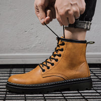 Fashion Men's Platform High-Top Shoes Casual Shoes