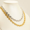 European And American Instagram-style Stainless Steel Shell Necklace