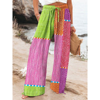 Casual Streetwear Wide-leg Athletic Pants From Europe And The US