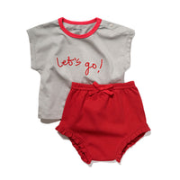 Minizone Girls Suit Baby Shorts Baby Western Fashion Two-piece Suit