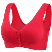 Sports Cotton Women's Large Size Vest Without Steel Ring