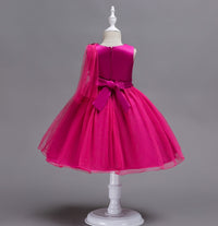 Bow mesh dress
