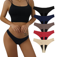 Non-marking One-piece Women's Low-rise Thong Physiological Pants