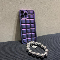 Isn Niche Wind Dark Purple Mobile Phone Case