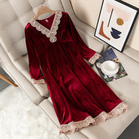 Women's Nightdress Can Be Worn Outside Over The Knee