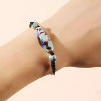 Handwoven Ceramic Princess Bead Bracelet