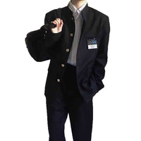 Mens Suit Jacket In Preppy Style