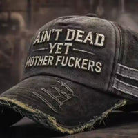 Creative And Versatile Text Printed Baseball Cap
