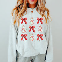 Printed Round Neck Long Sleeve Pullover Loose Sweater Women