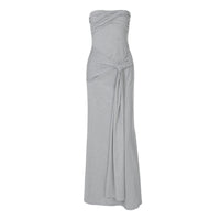 Womens High-Waisted Chic Halterneck Sleeveless Dress