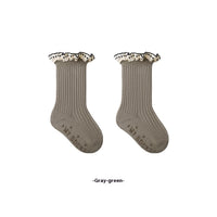 Children Mid Calf Lace Princess Socks