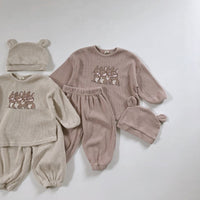 Three-piece Cotton Breathable Long-sleeved Trousers For Pets