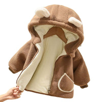 Thickened Baby Winter Hooded Cotton-padded Coat