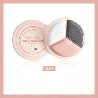 Cream Nail Polish Eye Shadow Bag