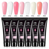 UV Polish Full Set Of Crystal Extended Glue Paper-free