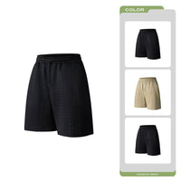 Solid-color Cable-knit Jacquard Casual Loose-fitting Versatile Shorts