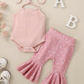 Infant Chilren Waistcoat Bell-bottom Pants Suit