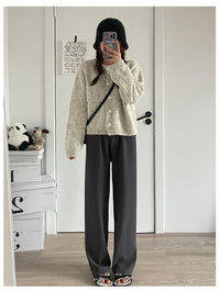 Straightleg Loosefitting Floorlength Pants