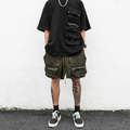 Men's Washed Military Green Work Shorts