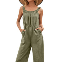 Women's Casual Narrow Waist Slim Jumpsuit