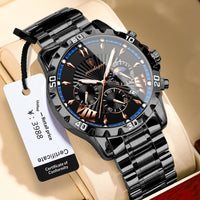 Multifunctional Moon Phase Mens Watch