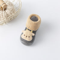 Baby Toddler Floor Socks Cartoon Doll Non-slip Rubber Sole