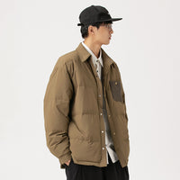 Men's Fashionable Waterproof Light Shirt Down Jacket
