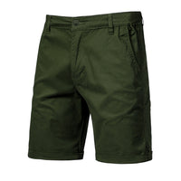 Men's Casual Straight-leg Loose Cargo Suit Shorts