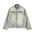 Men's High Street Fashion American Vintage Zipper Stand Collar Multi-pocket Jacket