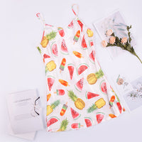 Sexy V-neck suspender nightdress