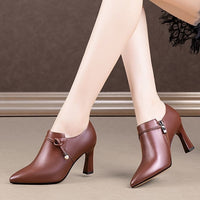 Fine All-match Deep Mouth Women's Single Heel