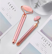 One shot for two jade roller beauty stick