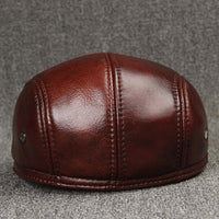 First Layer Cowhide Comfortable And Fashionable Sunscreen Beret