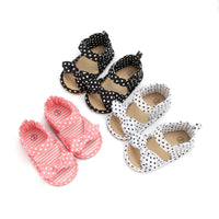 Dot Bow Rubber Sole Toddler Shoes